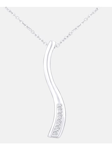 Diamant L'éternel Halskette mit Anhänger aus 375 Weißgold mit Diamant