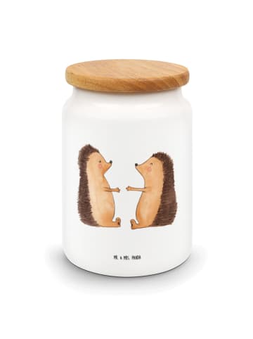 Mr. & Mrs. Panda Vorratsdose Igel Liebe ohne Spruch in Weiß