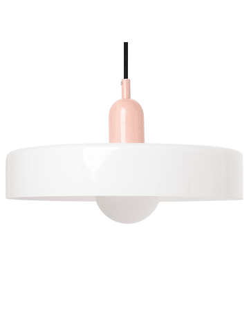Beliani Pendelleuchten PAALA in Weiß/Rosa - (W) 35 x (H) 148 x (L) 35 cm