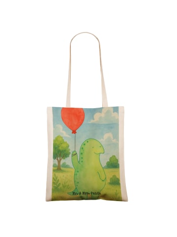 Mr. & Mrs. Panda Tote Bag Schildkröte Luftballon Design ohne Spruch in Weiß