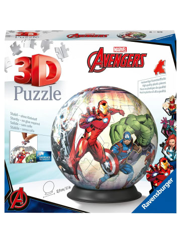Ravensburger Ravensburger 3D Puzzle 11496 - Puzzle-Ball Avengers - 72 Teile - Puzzle-Ball...