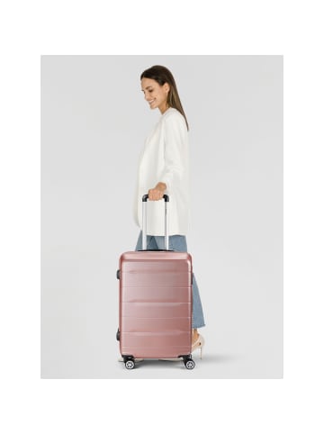 benzi 5583 4 Rollen Trolley 65 cm rosa