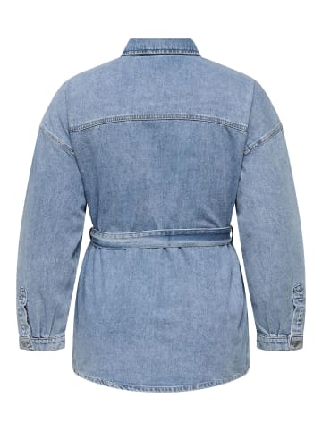 ONLY Carmakoma Jeansjacke in Light Blue Denim