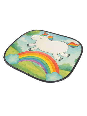 Mr. & Mrs. Panda Sonnenschutz Auto Einhorn Regenbogen Design ohn... in Weiß