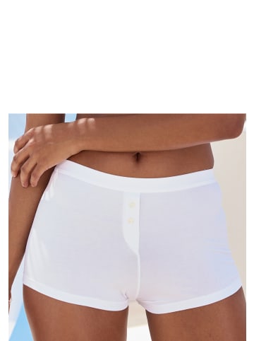 Vivance by Lascana Boxershorts in weiß