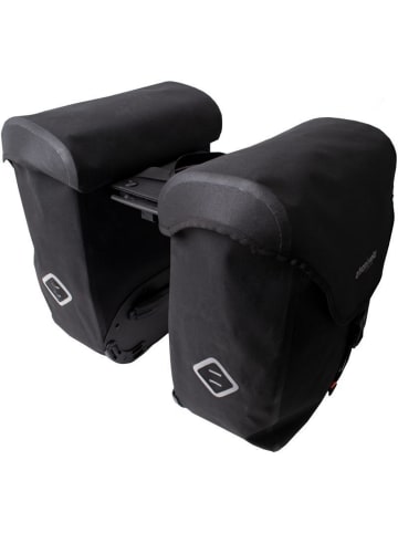 atranvelo Doppel - Gepäckträgertasche "ZAP Plus WP AVS" in grau