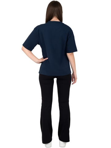 Reichstadt Reichstadt Regular Fit T-Shirt Damen Shoulder Drop 25RSW071 Dark Blue S