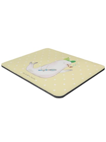 Mr. & Mrs. Panda Mousepad Robbe Sherlock ohne Spruch in Gelb Pastell