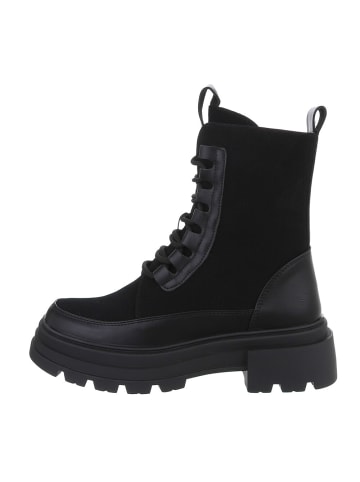 Ital-Design Stiefelette in Schwarz