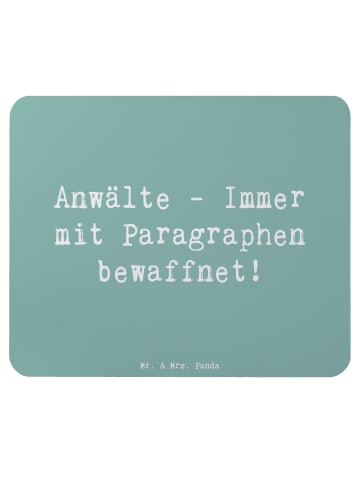 Mr. & Mrs. Panda Mauspad Spruch Anwalt Paragraphen mit Spruch in Meeresbrise