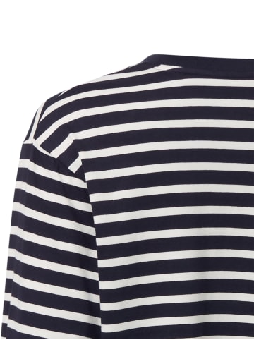 Marc O'Polo DENIM Langarmshirt in marine weiß