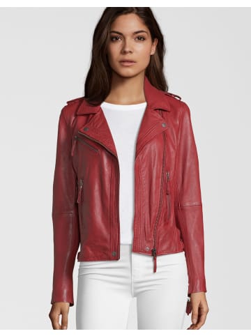 7eleven Lederjacke MICHI in red