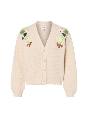 NÜMPH Strickjacke NUMaggie in ecru mehrfarbig - 0001