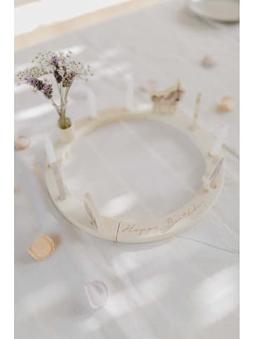 leevje Geburtstagskranz Geburtstagskranz in white