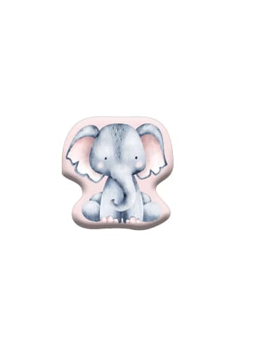 Disney Elefant Pink Formkissen, Zierkissen 40x40 cm Velours