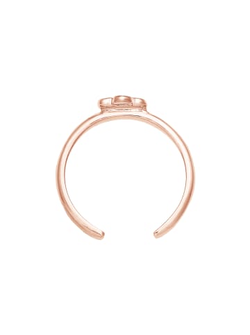 Elli Ring 925 Sterling Silber Blume in Rosegold