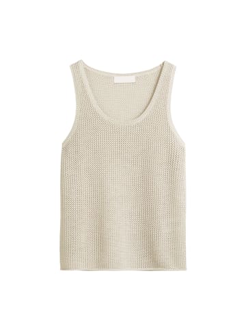 Marc O'Polo Top mit Netzstruktur in silky stone