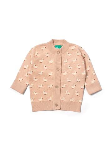 Little Green Radicals Bio-Strickjacke in Hafermehl