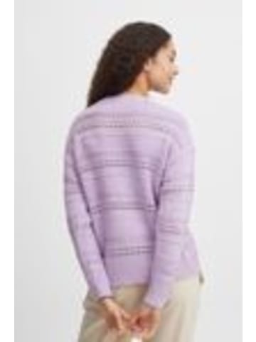 b. young BYOTINKA POINTELLE JUMPER - KNIT Loose fit in Purple Rose