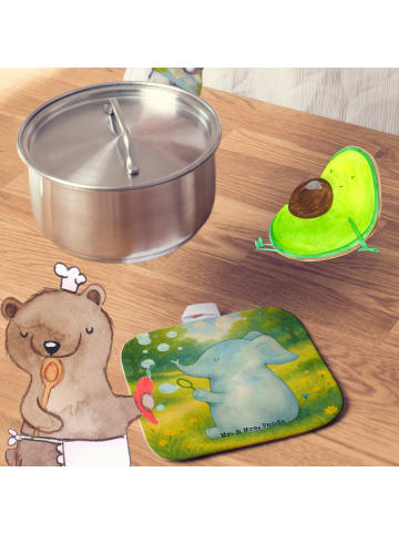 Mr. & Mrs. Panda Topflappen Elefant Seifenblasen Design ohne Spruch in Weiß