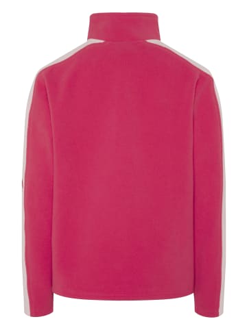 Polo Sylt Fleece-Jacke in Pink