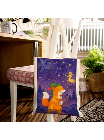 Mr. & Mrs. Panda Tasche Schütze Astrologie Design ohne Spruch in Weiß