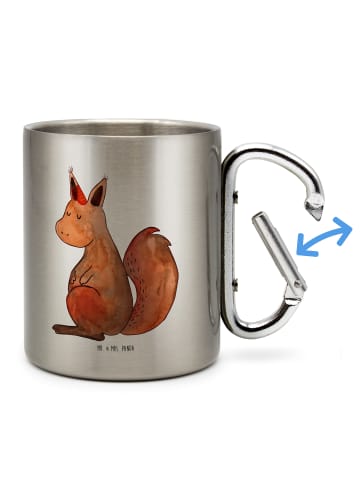 Mr. & Mrs. Panda Tasse Einhorn Glauben ohne Spruch in Silber