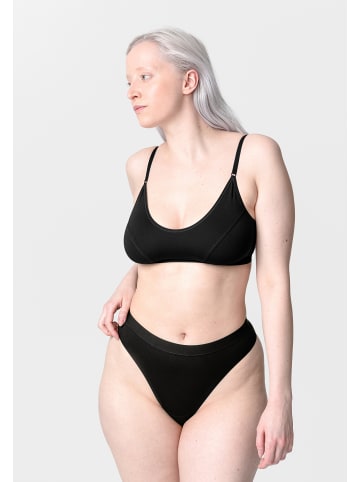 Erlich Textil  3er Pack Marie schwarz aus Modal - atmungsaktiv in schwarz