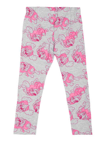 United Labels Paw Patrol Leggings Skye Leggins Hose Mädchenhose Sporthose in grau/rosa