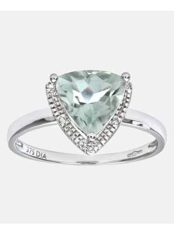 Diamant L'éternel Ring aus 375 Weißgold mit Diamant mit Amethyst