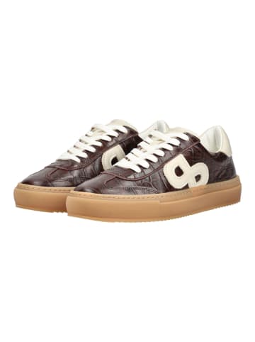 Pavement Sneaker KOHIA CROCO in Braun/Weiß