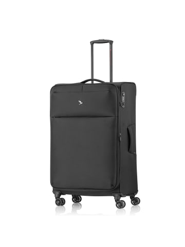 Pack Easy GoUp 4 Rollen Trolley XL 90 cm mit Dehnfalte in schwarz