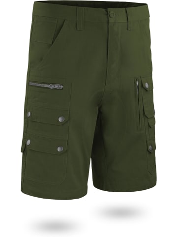 Normani Outdoor Sports Herren Shorts Mojave in Oliv