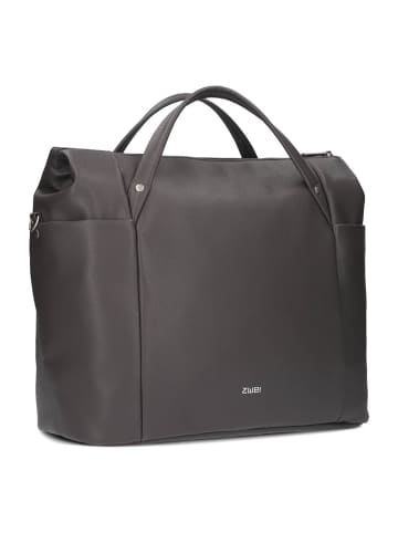 Zwei Pia Shopper Tasche 42 cm Laptopfach in stone