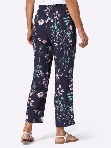 Sieh an! Culotte in marine-hellrosé-bedruckt