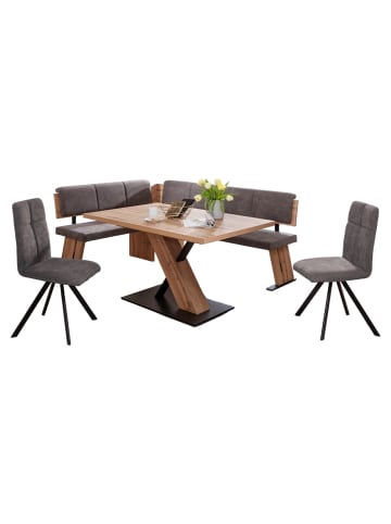58 aufm Kessel ECKBANKGRUPPE Danita Holzwerkstoff Appalachian Eiche Polster Braun