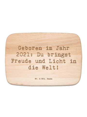 Mr. & Mrs. Panda vesperbrett Spruch 2021 Geburtstag Freude mit S... in Transparent