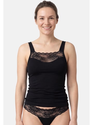 Conta Unterhemd / Top Modal in Schwarz / blau / weiß