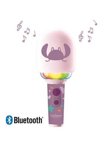 Lexibook Stitch Angel Karaoke-Mikrofon mit Sound & Lichteffekten