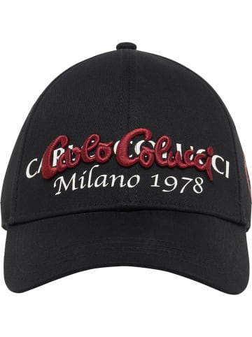 Carlo Colucci Baseball Cap DeZorzi in Schwarz