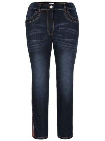 MIAMODA Jeans in dark blue denim