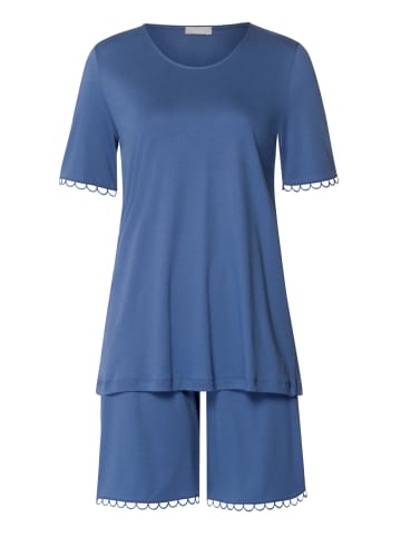 Hanro Schlafanzug Anouk in Slate blue