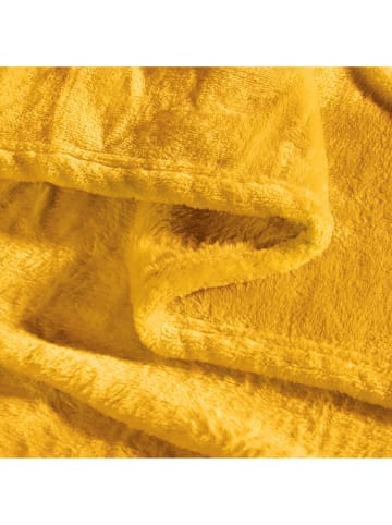 REDBEST Fleece Wohndecke 5er-Pack Amarillo in gelb