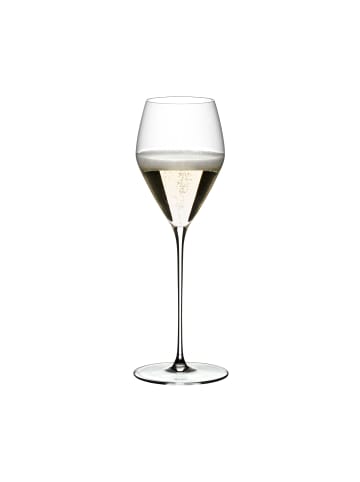 RIEDEL Glas 2er Set Champagner Glas Veloce 327 ml in transparent