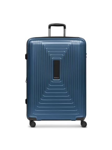 Redolz Essentials 14 4 Rollen Trolley L 77 cm mit Dehnfalte in dark blue metallic