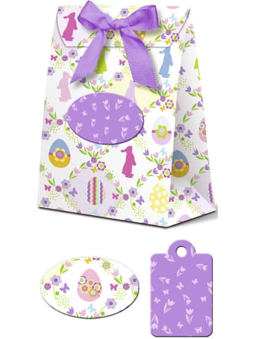 Buntpapierfabrik Ludwig Bähr Geschenkbox Celina 9,5x12,5x5cm Packung mit 5 Stück Motiv: 02