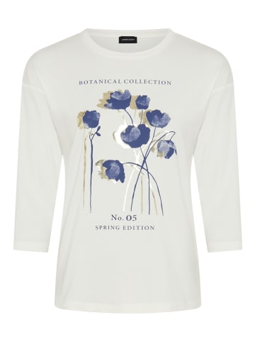 Laura Scott 3/4-Arm-Shirt in weiß-blau