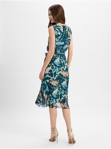 BETTY & CO Kleid in petrol aprikot - 0001
