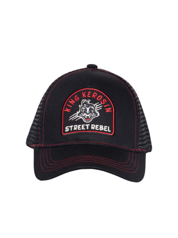 King Kerosin King Kerosin Trucker Cap Street Rebel in schwarz