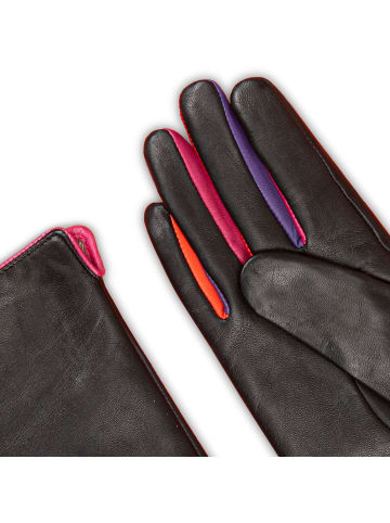 MYWALIT Handschuhe Leder in black sangria